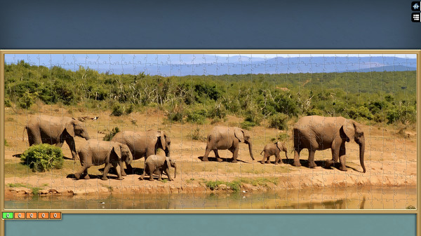 Скриншот из Jigsaw Puzzle Pack - Pixel Puzzles Ultimate: Elephants