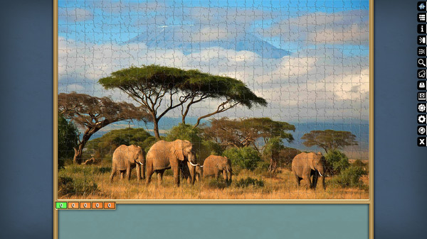 Скриншот из Jigsaw Puzzle Pack - Pixel Puzzles Ultimate: Elephants