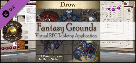 Fantasy Grounds - Drow (Token Pack) cover art