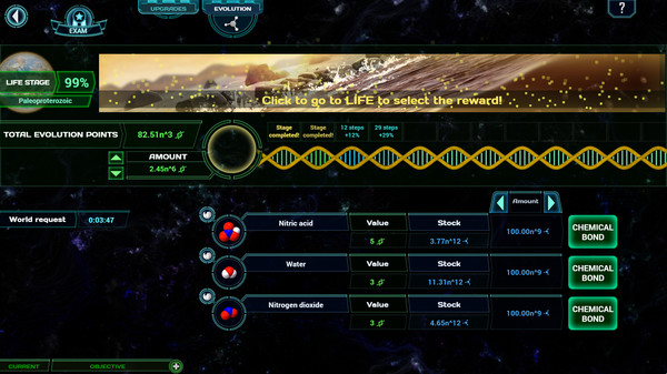 Скриншот из Idle Evolution