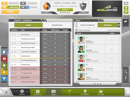 goalunited PRO – football manager for experts