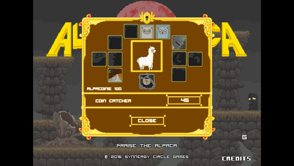 Alpacapaca Dash game for Linux 1