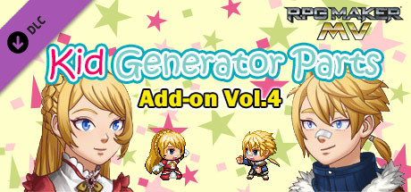 RPG Maker MV - Add-on Vol.4: Kid Generator Parts cover art