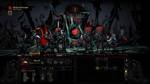 Скриншот из Darkest Dungeon®: The Crimson Court