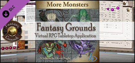 Fantasy Grounds - More Monsters (Token Pack) cover art