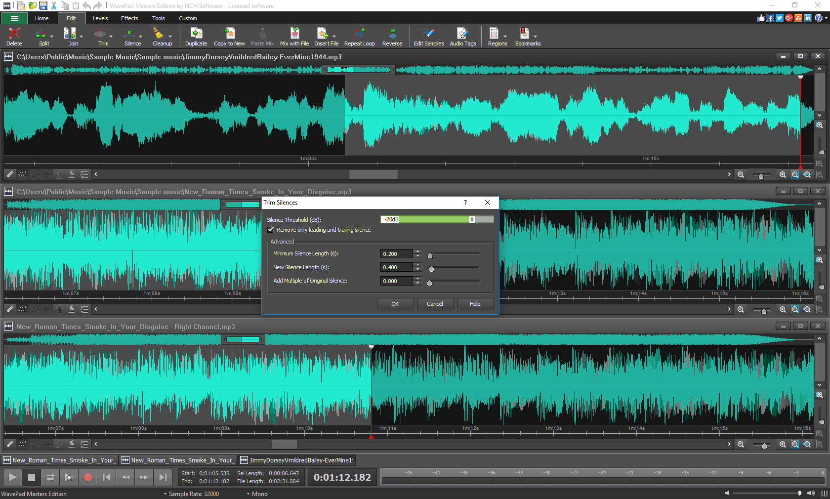 download the last version for mac NCH WavePad Audio Editor 17.48