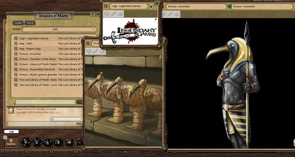 Скриншот из Fantasy Grounds - The Lost Library of Thoth (PFRPG)