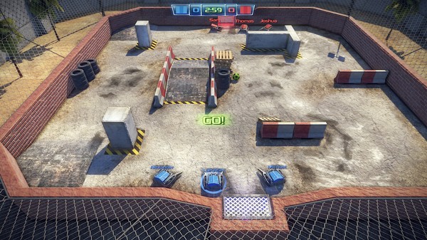 Robot Soccer Challenge game for Linux 1