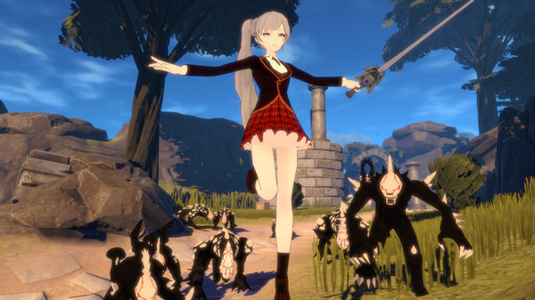 Скриншот из RWBY: Grimm Eclipse - Team RWBY Beacon Academy Costume Pack