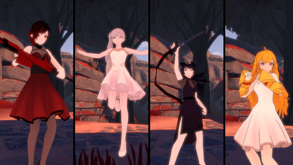 Скриншот из RWBY: Grimm Eclipse - Team RWBY Beacon Dance Costume Pack Скриншот из RWBY: Grimm Eclipse - Team RWBY Beacon Dance Costume Pack