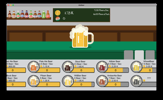 Скриншот из idleBeer