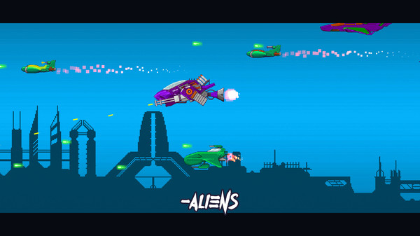 Скриншот из Space Impact Glitch