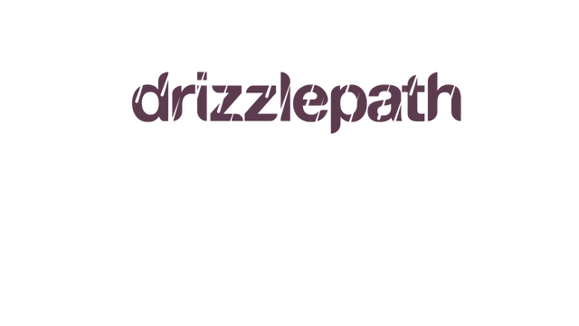 Drizzlepath: Glass Logo