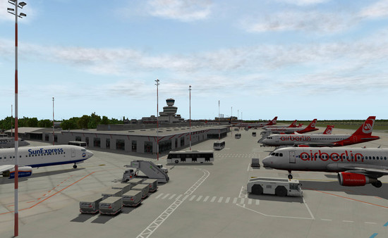 Скриншот из X-Plane 11 - Add-on: Aerosoft - Airport Berlin-Tegel