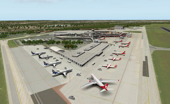 Скриншот из X-Plane 11 - Add-on: Aerosoft - Airport Berlin-Tegel
