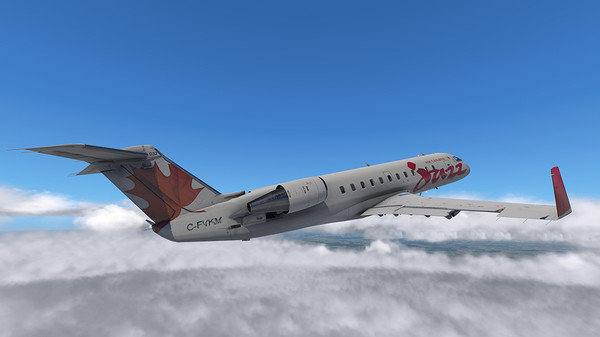 Скриншот из X-Plane 11 - Add-on: Aerosoft - CRJ 200