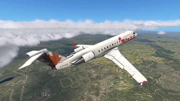 Скриншот из X-Plane 11 - Add-on: Aerosoft - CRJ 200