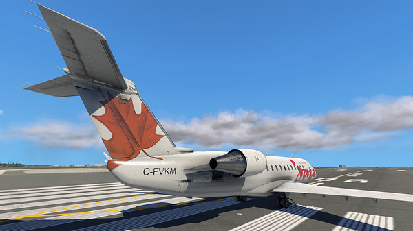 Скриншот из X-Plane 11 - Add-on: Aerosoft - CRJ 200