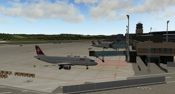 Скриншот из X-Plane 11 - Add-on: Aerosoft - Airport Zurich V2