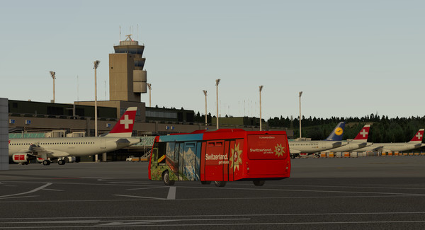 Скриншот из X-Plane 11 - Add-on: Aerosoft - Airport Zurich V2