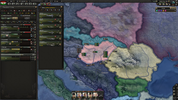 Скриншот из Hearts of Iron IV: Death or Dishonor