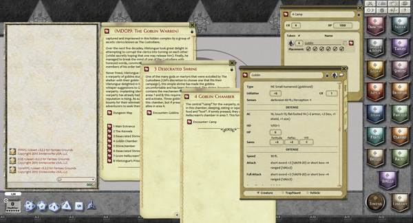 Скриншот из Fantasy Grounds - Mini-Dungeon #019: The Goblin Warren (PFRPG)