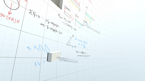 Dry Erase: Infinite VR Whiteboard game for Linux 1