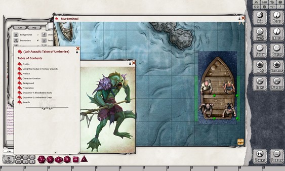 Скриншот из Fantasy Grounds - D&D Lair Assault:Talon of Umberlee