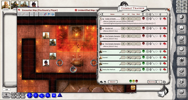 Скриншот из Fantasy Grounds - D&D Lair Assault: Forge of the Dawn Titan