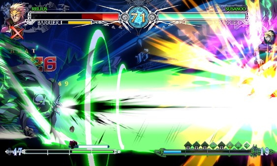 Скриншот из BlazBlue Centralfiction