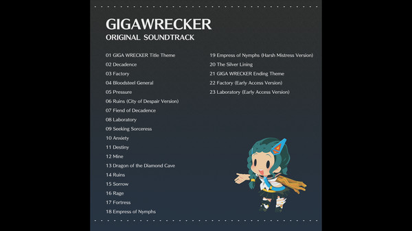 Скриншот из GIGA WRECKER Soundtrack