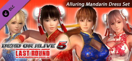 DOA5LR Alluring Mandarin Dress Set