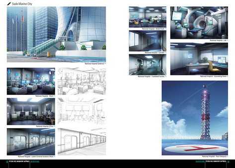 Скриншот из PSYCHO-PASS: Mandatory Happiness - Digital Art Book