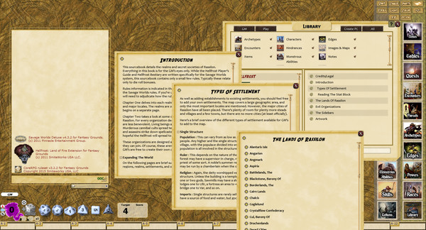 Скриншот из Fantasy Grounds - Hellfrost Gazetteer (Savage Worlds)
