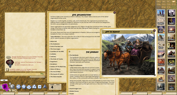 Скриншот из Fantasy Grounds - Hellfrost Gazetteer (Savage Worlds)