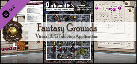 Fantasy Grounds - Darkwoulfe's Volume 24 - Beast of the Bogs (Token Pack)