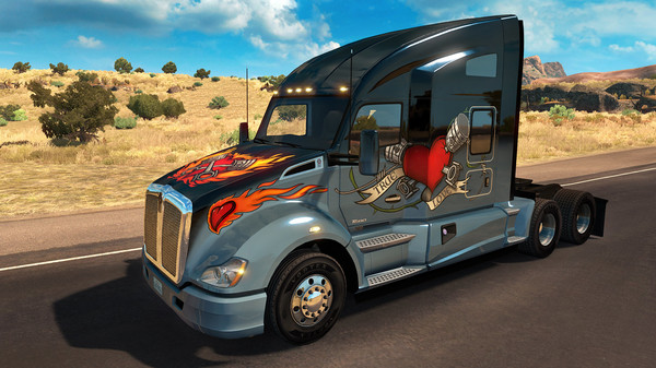 Скриншот из American Truck Simulator - Valentine's Paint Jobs Pack