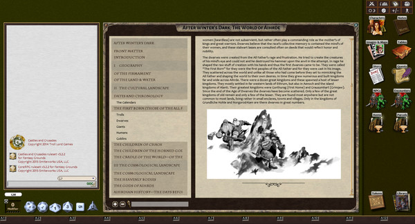 Скриншот из Fantasy Grounds - CS1 After Winter's Dark: Aihrde Setting (Castles & Crusades)
