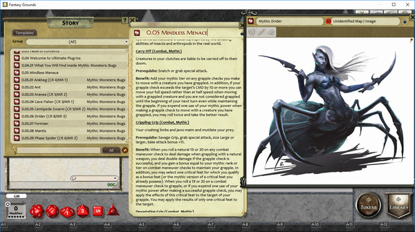 Скриншот из Fantasy Grounds - Mythic Monsters #26: Bugs (PFRPG)