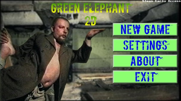 Green Elephant 2D
