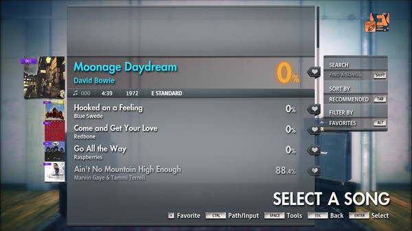 Скриншот из Rocksmith® 2014 Edition – Remastered – David Bowie - “Moonage Daydream”