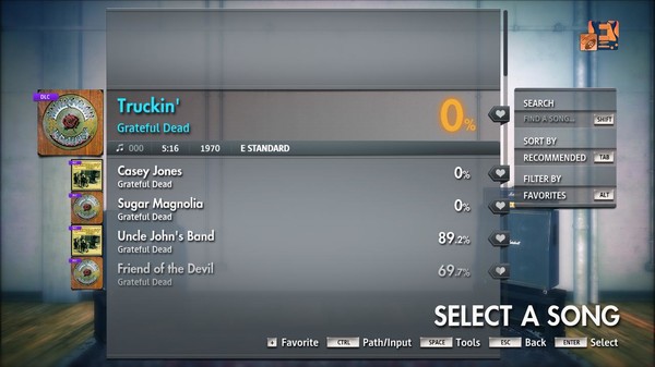 Скриншот из Rocksmith® 2014 Edition – Remastered – Grateful Dead - “Truckin’”