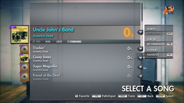 Скриншот из Rocksmith® 2014 Edition – Remastered – Grateful Dead - “Uncle John’s Band”