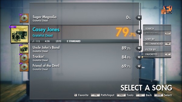 Скриншот из Rocksmith® 2014 Edition – Remastered – Grateful Dead - “Casey Jones”