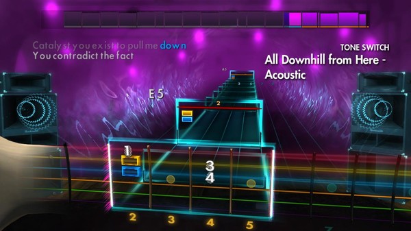 Скриншот из Rocksmith® 2014 Edition – Remastered – New Found Glory - “All Downhill from Here”