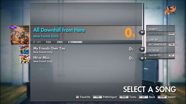 Скриншот из Rocksmith® 2014 Edition – Remastered – New Found Glory - “All Downhill from Here”