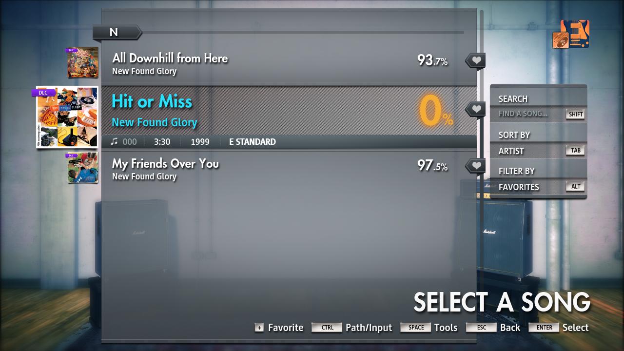 Steam 上的rocksmith 14 Edition Remastered New Found Glory Hit Or Miss