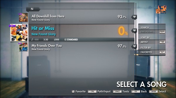 Скриншот из Rocksmith® 2014 Edition – Remastered – New Found Glory - “Hit or Miss”