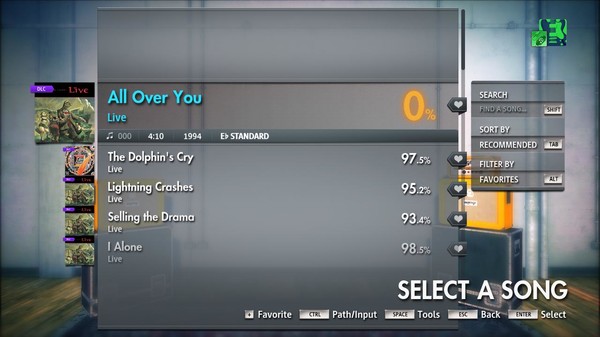 Скриншот из Rocksmith® 2014 Edition – Remastered – Live - “All Over You”