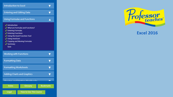 Can i run Professor Teaches Excel 2016 – Mac